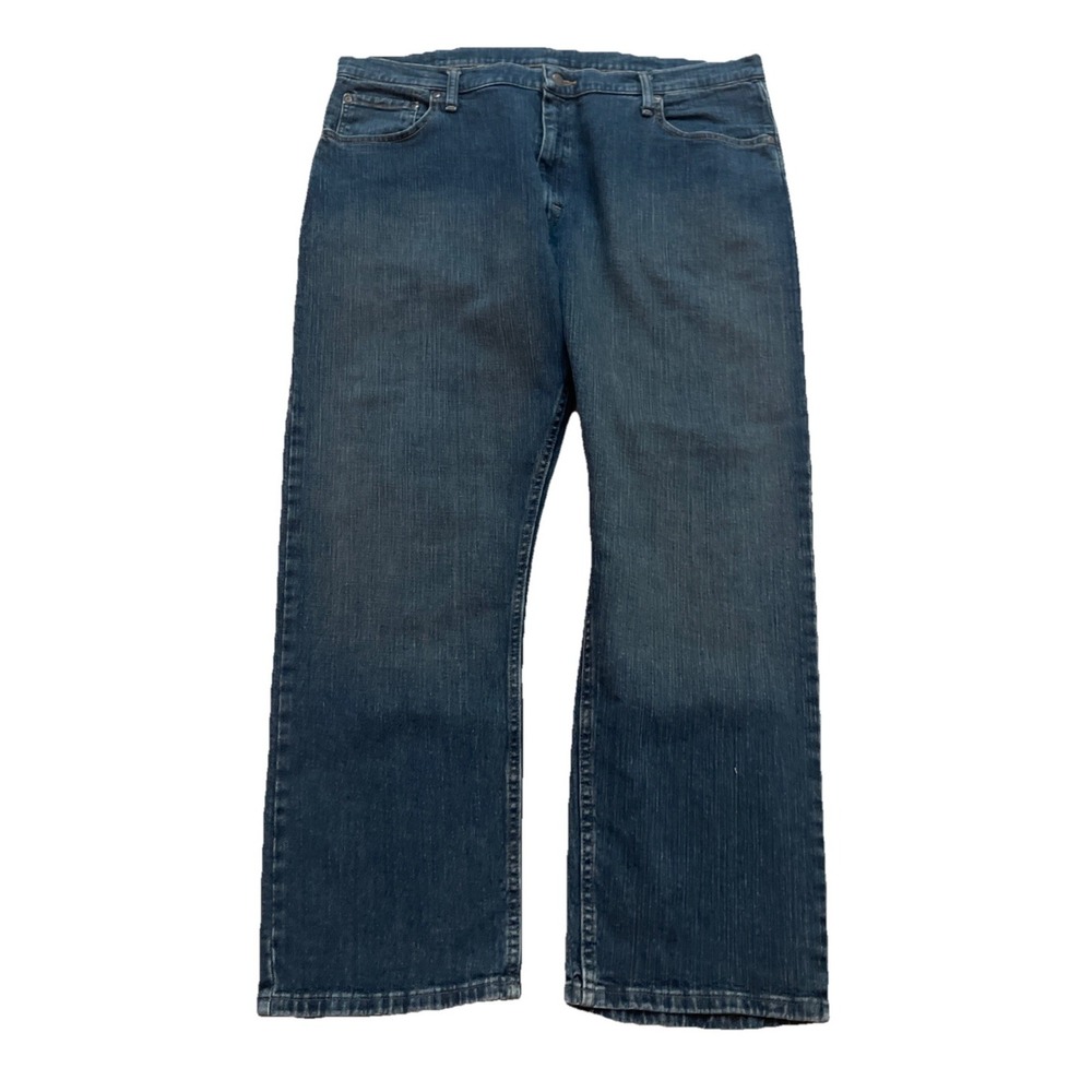 Wrangler Denim Jeans Relaxed Fit Men's 40X29 Classic Work Blue Dark Wash